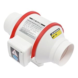 Chennnls Abgasrohrventilator 100mm Rohrventilator