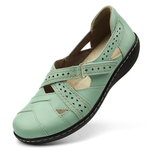 Irrefour Women's Leather Slip-On Loafer