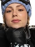 Roxy Eaststorm - Lederhandschuhe für Snowboarden/Skifahren - Damen - M - Schwarz.