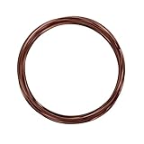 CONTENU – Le fil aluminium a une longueur de 5 m, une épaisseur de 0.5 mm et une largeur de 2.8 mm, le fil Chocolate marron a une finition triangulaire et est souple et malléable