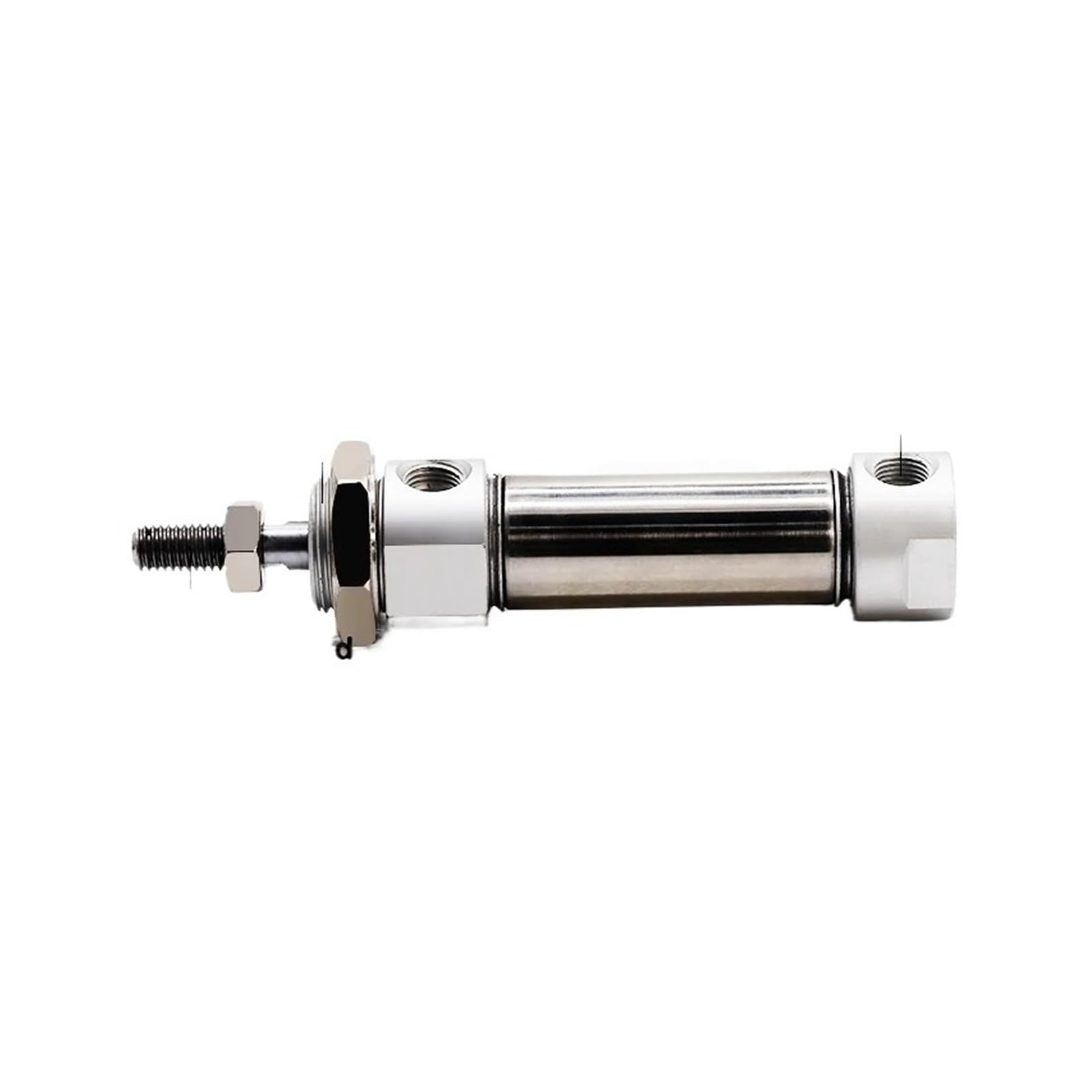 Mini cilindro neumático de un solo vástago, Mini cilindro neumático de acero inoxidable MA20, diámetro de 20mm, carrera de 10-200mm, 0,7 MPa magnético(125mm)