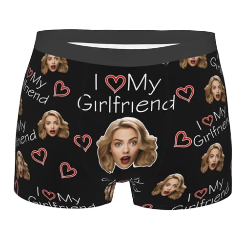 Custom Underwear Custom Boxers with Face for Boyfriend Personalized Boxers for Men Customized Gifts Size S-2XL
