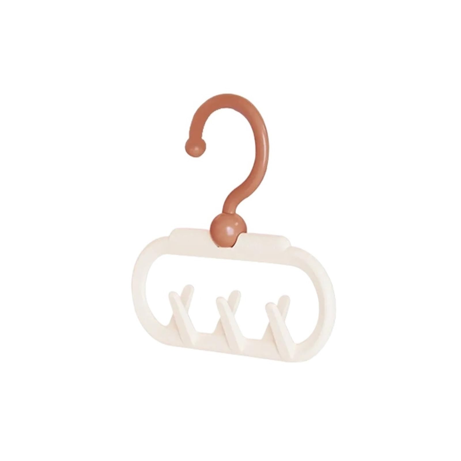 Double-row hat and coat hook anti-slip wardrobe items in the household(A)