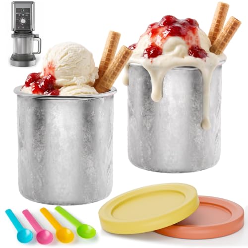 Creami XL Tubs 2 Pack with Lids Fits for Ninja NC500 NC501 NC600 Series - image 1