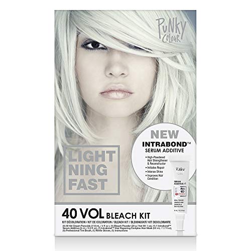 Punky Intrabond™ 40 Vol Bleach Kit, Fast Bleaching Action for Brighter Hair 