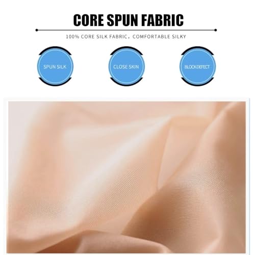 Okaywork chaussettes de contention femme brun Taille unique bas de thrombose hommes et femmes bas de contention, bas d'été ultra fins avec protection anti, chaussettes de compression jusqu'aux genoux – vue 4