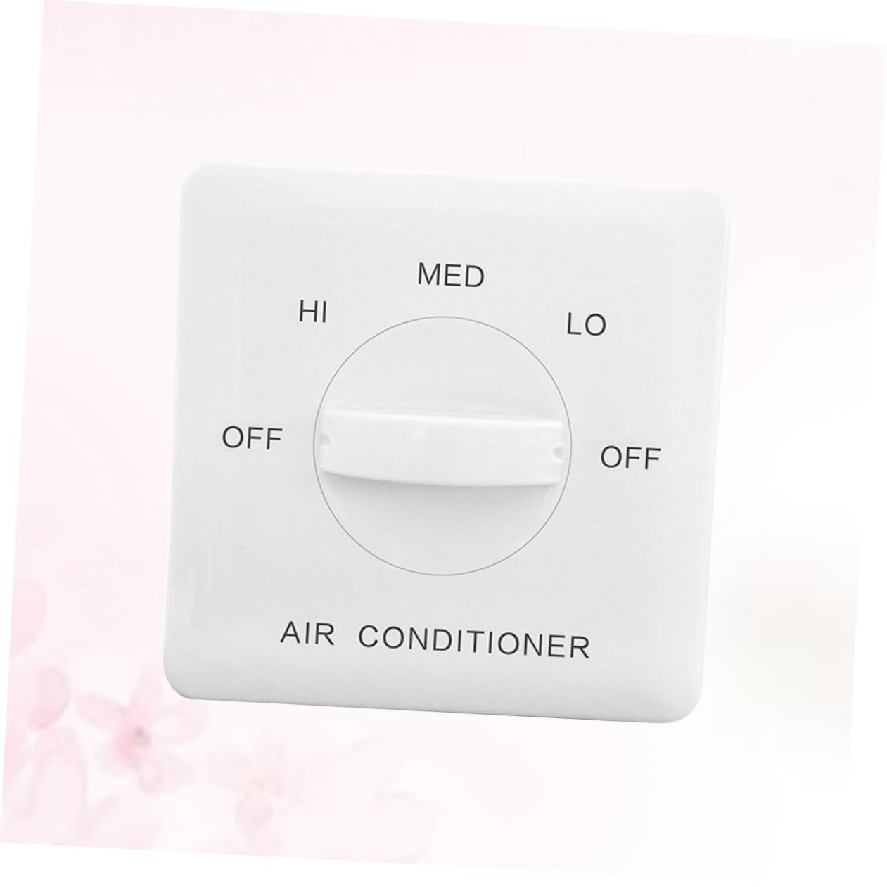 jojofuny Interruttore Velocità Fan Coil a 3 Velocità in Abs Bianco Regolazione Ventilatore per Condizionatore D'aria Centralizzato