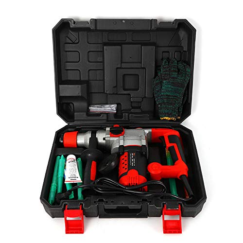 Abbruchhammer, 2200 W, Kombi-Bohrhammer, mit 6 Ansätzen und Koffer – Bild 8