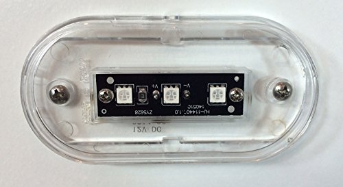 2 Long Haul 4"X2" Oblong Clear Red Led Surface Mount Clearance Marker Lights El-114303Cr #TOP3