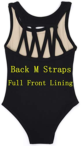 image for DANSHOW Girls' M Straps Leotards for Dance Ballet Kids Tank Sleeveless