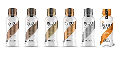 Kitu Super Coffee Sugar-Free Formula, 10g Protein, Keto Approved, Lactose Free, Soy Free, Gluten Free, 6 Flavor Variety Pack, 12oz (Pack of 6)