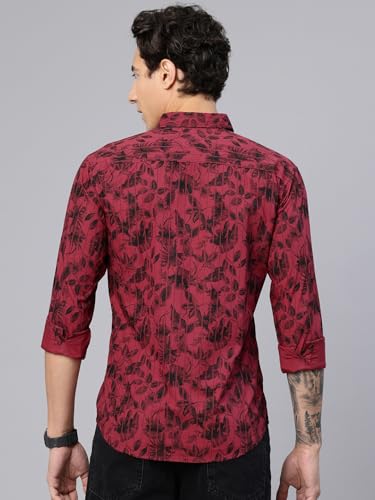 Image of Majestic Man Pure Cotton Printed Trendy & Comfortable Casual Shirt