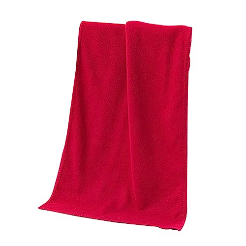 Gogogmee Microfiber Car Cleaning Towels Red Drying Cloths for Auto Polishing Detailing Lint Highly Absorbent Durable Scratch for Car Wash Interior Care