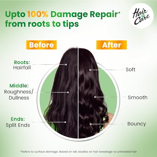 Hair & Care Damage Repair Non-Sticky Hair Oil with Aloe Vera, Olive Oil & Green Tea, 300 ml - Image 6