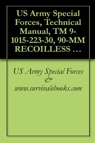 US Army Special Forces, Technical Manual, TM 9-1015-223-30, 90-MM RECOILLESS RIFLE: M67 W/E, (1015-00-657-7534), 1985