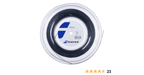 Babolat RPM Team Tennissaite, Schwarz, 1.25 mm/200 m : Amazon.de
