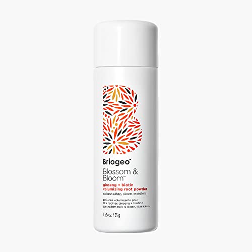 Briogeo Blossom & Bloom Ginseng + Biotin Volumizing Root Powder, Volumizing Styler for Fine, Thin, Limp Hair, Vegan, Phalate & Paraben-Free, 1.25 Ounce