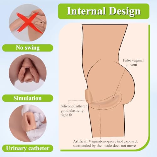 Silicone Bodysuit With Fake breastplate vagina for Crossdresser Transgender Cosplay Drag Queen4