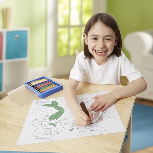 Melissa & Doug Jumbo 50-Page Kids' Coloring Pad - Horses, Hearts, Flowers, and More - FSC Certified - image 2