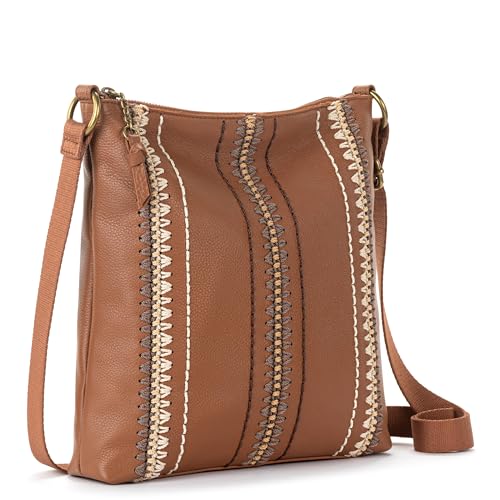 The Sak Lucia Leather Crossbody Purse - Premium...