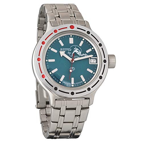 Preisvergleich Produktbild Vostok Amphibia Russischer Militär Taucher 200WR Mechanische AUTO Selbstaufzug Armbanduhr 420059