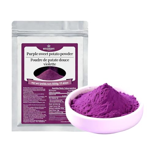 WEIJUEJIYI Purple Sweet Potato Powder 500g, Fruit and Vegetable Powder