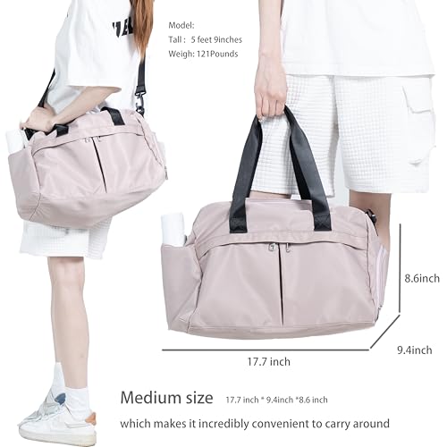 Gym Bag 3.0 Durable Designed Duffel Bag with Shoe Compartment Including 2 Detachable Wet-Compartment WoMen & Men (Army green)2