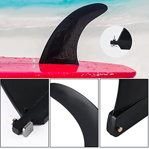 JEEZAO Surfbrett Finne Wasserabscheider, Abziehbare Universal für Surfboard,Longboards, Paddleboards