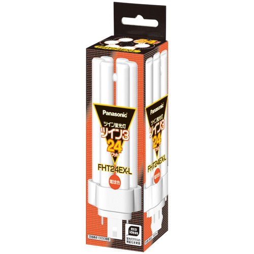 Amazon | パナソニック ツイン蛍光灯 24形 電球色 6本束状ブリッジ