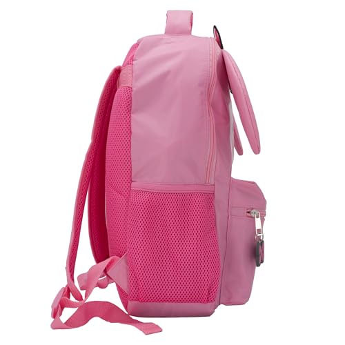 AI ACCESSORY INNOVATIONS Hello Kitty My Melody Backpack for Girls, Sanrio Kawaii Bookbag, 16 Inch Anime School Bag with 3D Features,2