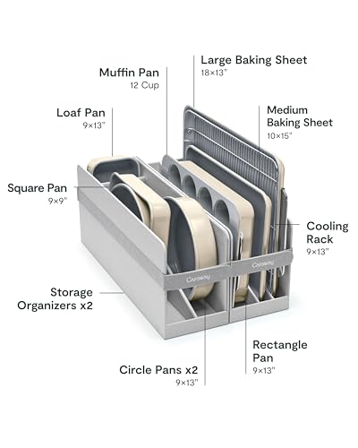 Caraway BW-MEGS-CRM Nonstick Ceramic Bakeware Set thumb #2