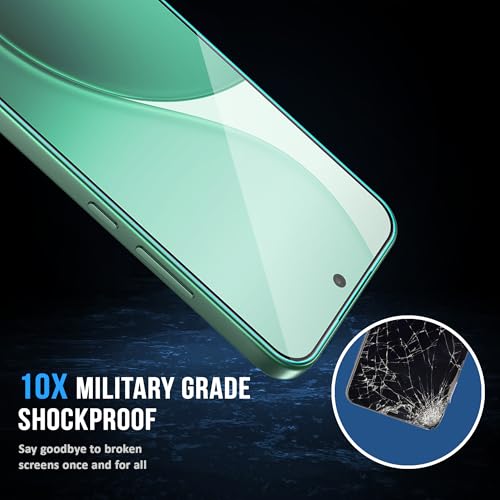 Image of ArmourPro Tempered Glass for Oppo F33-9H Anti Scratch Screen Protector, Edge to Edge Coverage, HD Clarity, Smooth Touch, Case Friendly | Black, Pack of 2