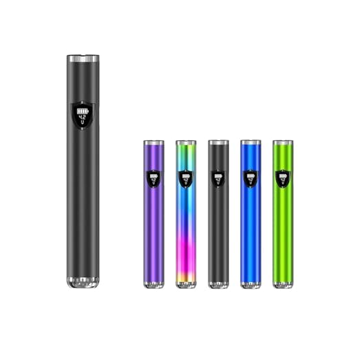 Doteco ST650dq^oR { xCv 510Ki heR Kp CBD Ag}CU[ XeX obe[ bh VAPE  LEDXN[ 650mAh F|CU[ jR`[ ^[Ȃ (Black)