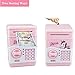 Electronic Piggy Bank for Girls, Kids Safe Money Bank with Personal Password Setting, Mini ATM Electronic Coin Bank Girls Piggy Bank, Auto Saving Bank for Real Money, Great Gift Toy for Kids