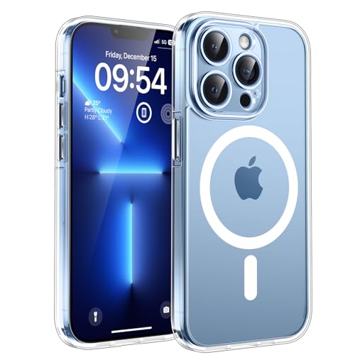 TOCOL fĂĽr iPhone 13 Pro Max HĂĽlle, Kompatibel mit MagSafe, Transparent