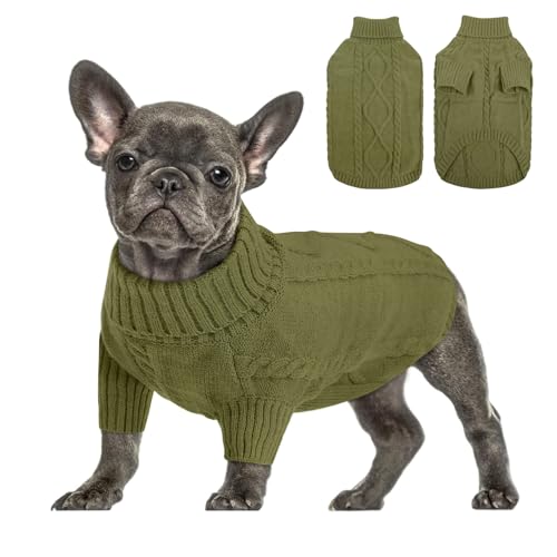 Image of Queenmore Small Dog Sweater for Small Dogs Boy, Winter Dogs /Cats Pullover