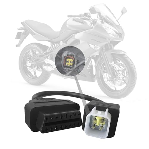 lydesor Obd2 Adapter for Kawasaki 4 Pin to 16 Pin OBD Diagnostic Cable by lydesor - Used condition - US$14.80