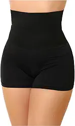 Short Modelador Cinta Compressão Cós Alto Confortável Feminino