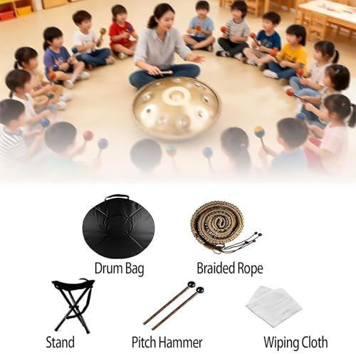 Handpan Drum - 18 Inch G Minor 9 Note Steel Drum miniatura 5