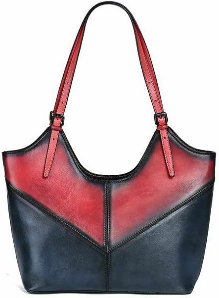 [ＯＲＺＫＥＹ] レトロな女性用本牛革ショルダーバッグ ハンドバッグ 財布 トートバッグ 女性用 レディース ヴィンテージ トラベル