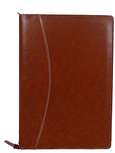 MSquare b4 Size Document Executive Chain Bag with 20 Inner Leafs Set of 1 20 Leafs B4 Size (Bigger Than A4) (Brown)