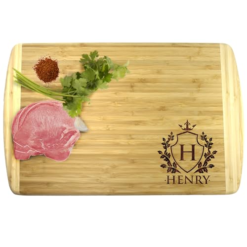 My Personal Memories Tabla de Cortar de Bambú Premium Personalizada - Grabado a Medida y Monogramada - Personalizada para el Hogar