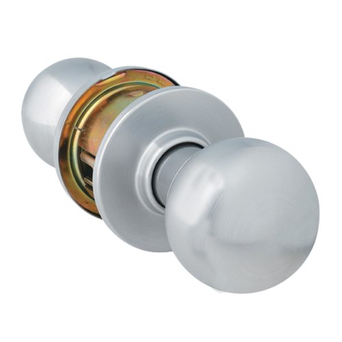New Product Global Door Controls Sunset Style Commercial Passage Knob in Brushed Chrome