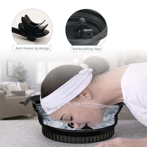Lavabo de silicona portátil para desinflamar el rostro con hielo 8