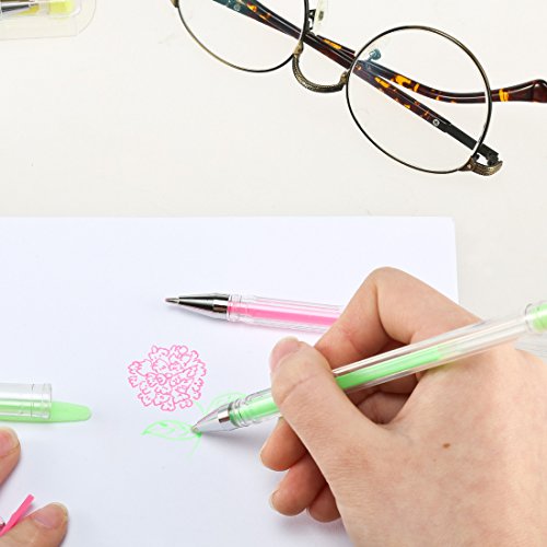 Rymall 48 pcs penne in gel, Stationery Office