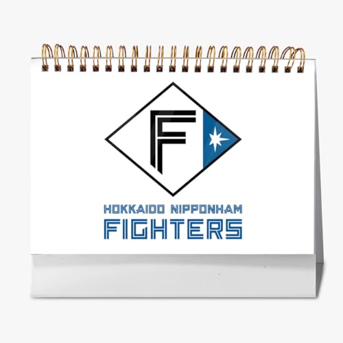 2026年 卓上カレンダー 北海道日本ハムファイターズ 野球応援 デスクトップ カレンダー 小型 月間 書き込み 計画整理用 おしゃれ 記念品 プレゼント 2025年9月?2026年12月