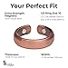 Smarter LifeStyle Elegant Copper Magnetic Ring for Men And Women - Magnetic Copper Ring (Size: 10)