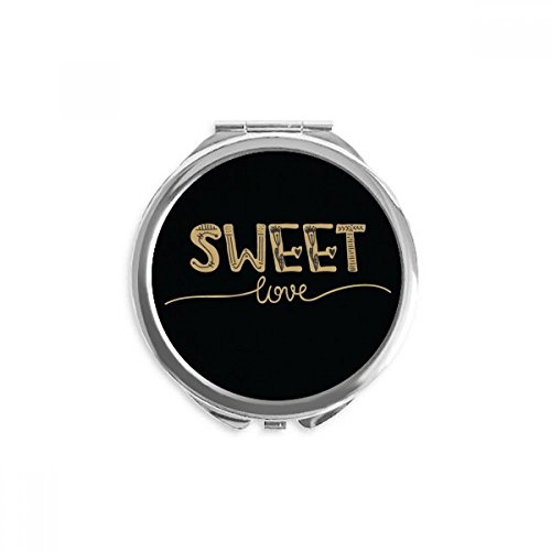 Miroir de poche romantique sweet love pour célébrer la beauté du quotidien au féminin