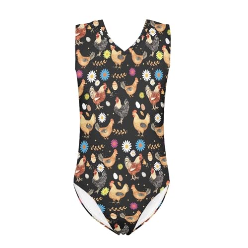 Girls One Piece Swimsuit Hawaiian Sleeveless Swimwear Beach Bathing Suit for Summer Vacation