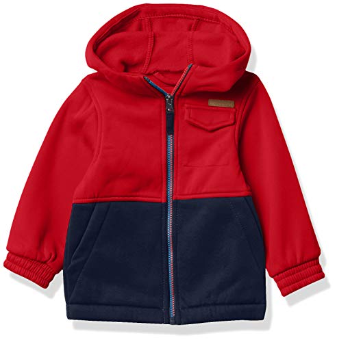 Ixtreme Boys' Colorblock Fleece Jacket, Red, 4 #TOP27